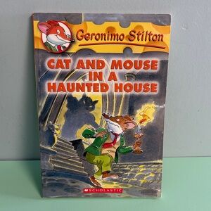 Geronimo Stilton Cat and Mouse In A Haunted House Book, Kid Book Reading Age 6+